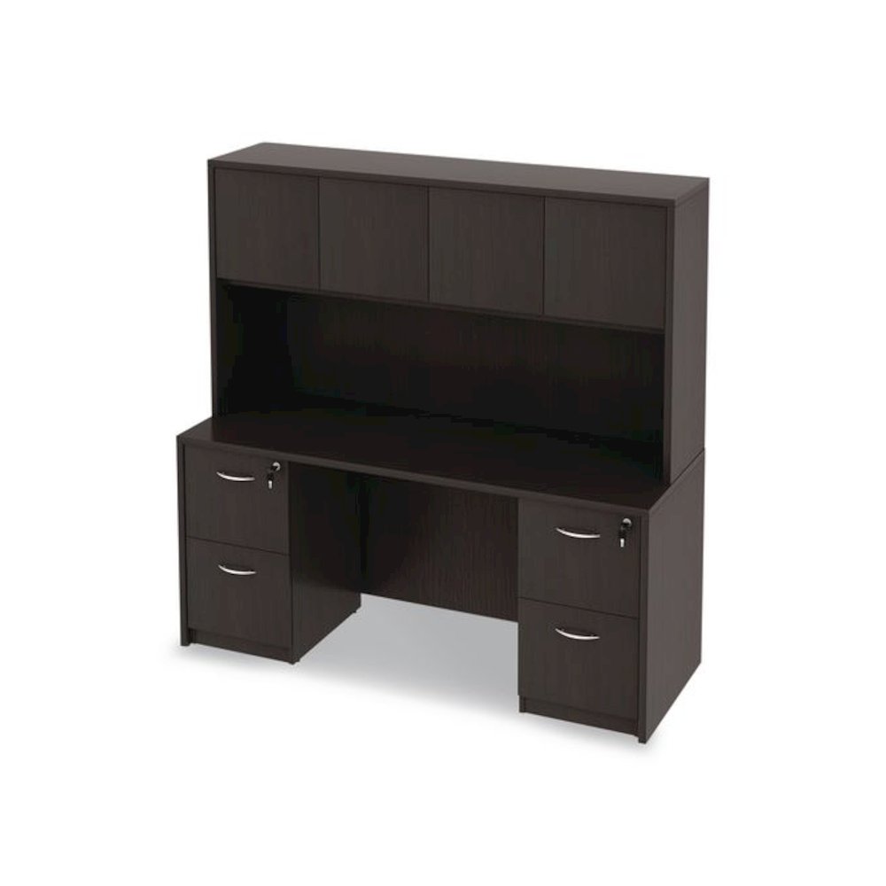 Alera Valencia Series Credenza Shells, 65w x 23.6d x 29.5h, Espresso. Picture 10