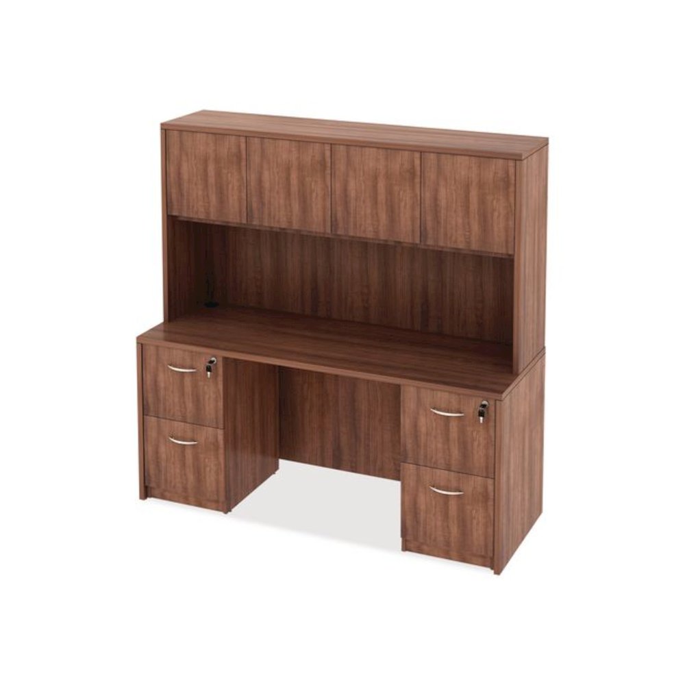 Alera Valencia Series Credenza Shell, 65w x 23.63d x 29.5h, Modern Walnut. Picture 10