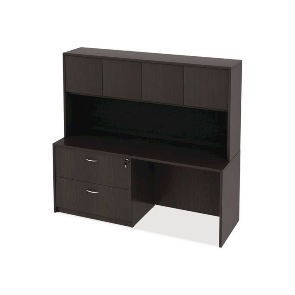 Alera Valencia Series Credenza Shell, 70.88w x 23.63d x 29.5h, Espresso. Picture 11