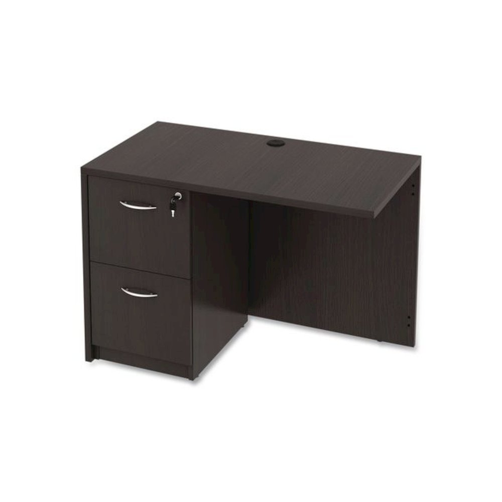 Alera Valencia Series Reversible Return/Bridge Shell, 42w x 23.63d x 29.5, Espresso. Picture 9