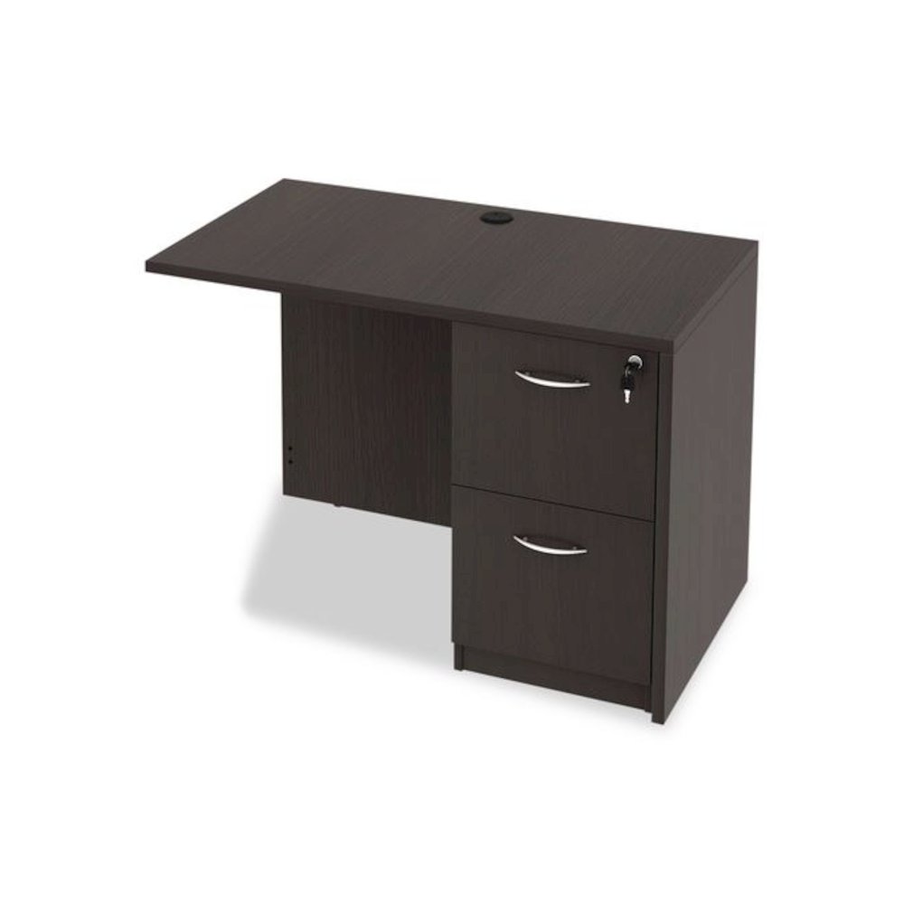 Alera Valencia Series Reversible Return/Bridge Shell, 42w x 23.63d x 29.5, Espresso. Picture 10