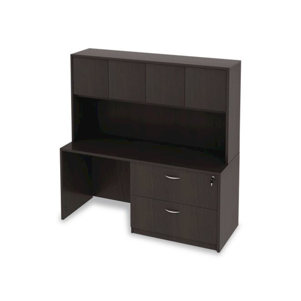 Alera Valencia Series Lateral File, 2 Legal/Letter-Size File Drawers, Espresso, 34" x 22.75" x 29.5". Picture 9