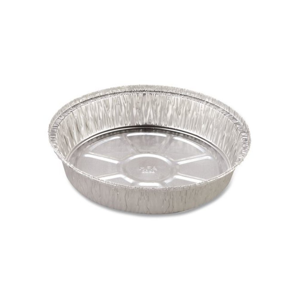 Round Aluminum Container, 24 oz., 7" Diameter, Silver, 500/Carton. Picture 3