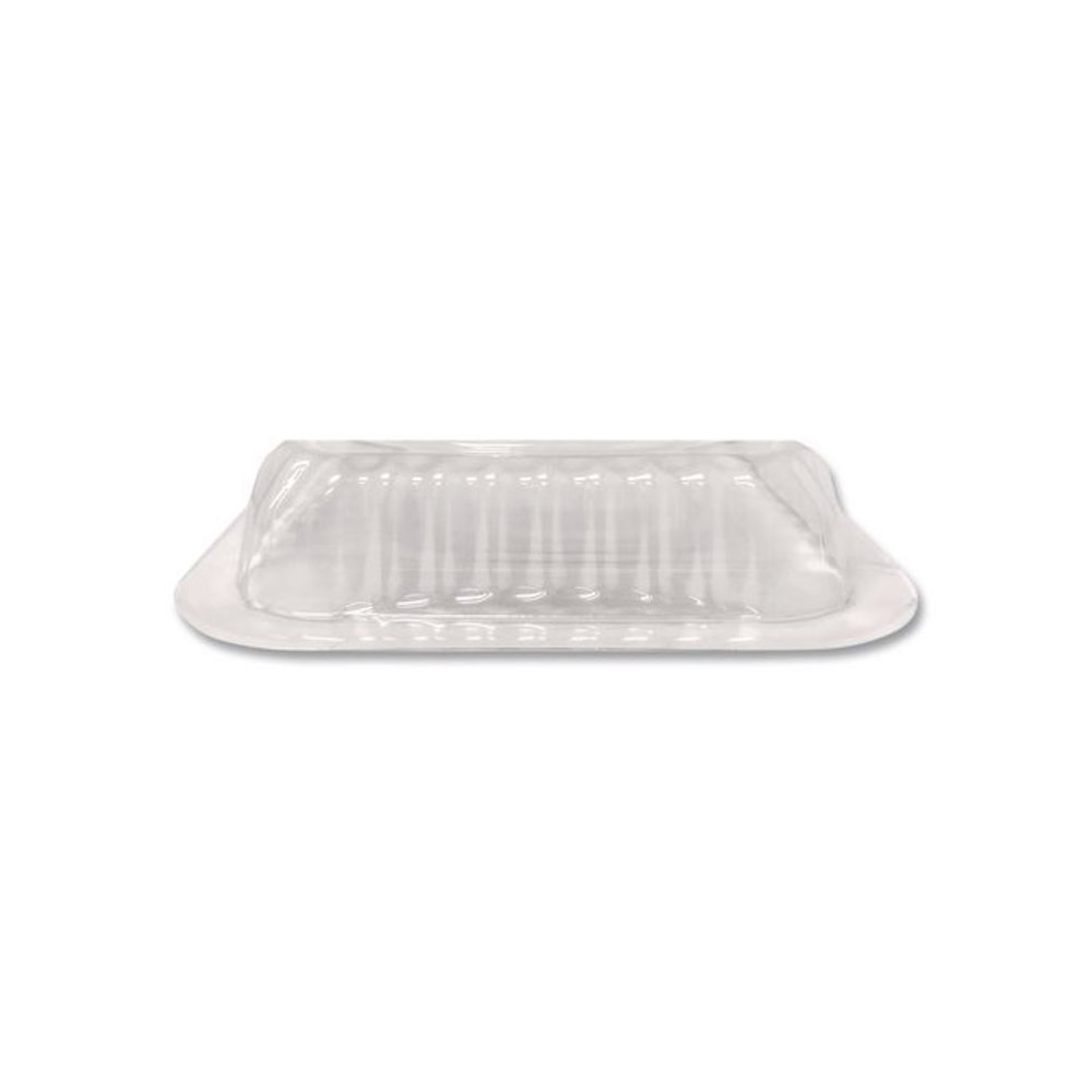 Plastic Dome Lids, Fits Oblong Pans 2061/2062, 8.25 x 5.88, Clear, 500/Carton. Picture 3