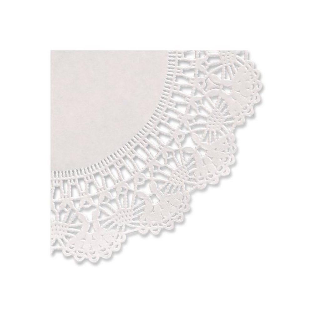 Cambridge Lace Doilies, Round, 12", White, 1,000/Carton. Picture 2