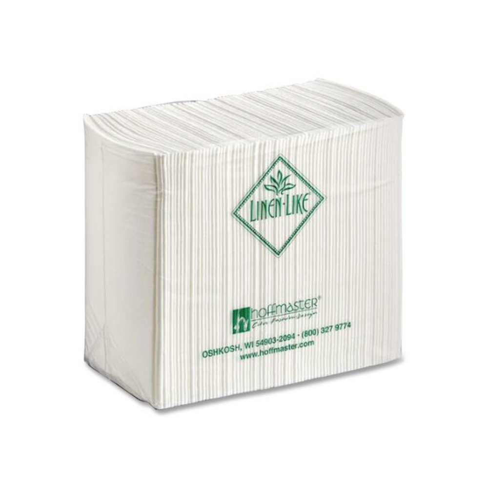 Dinner Napkins, 2-Ply, 15 x 17, White, 300/Carton. Picture 5