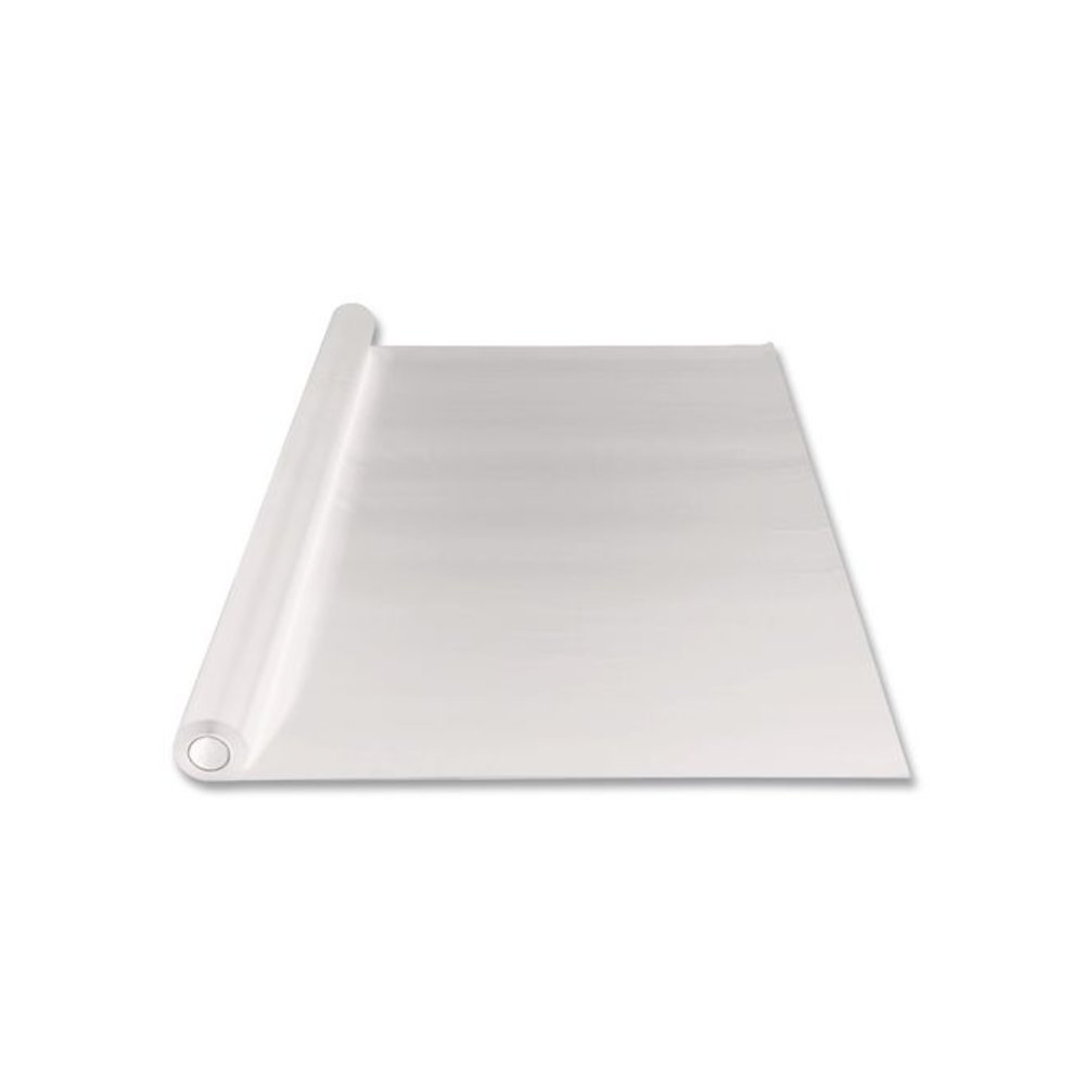 Plastic Roll Tablecover, 40" x 100 ft, White. Picture 4
