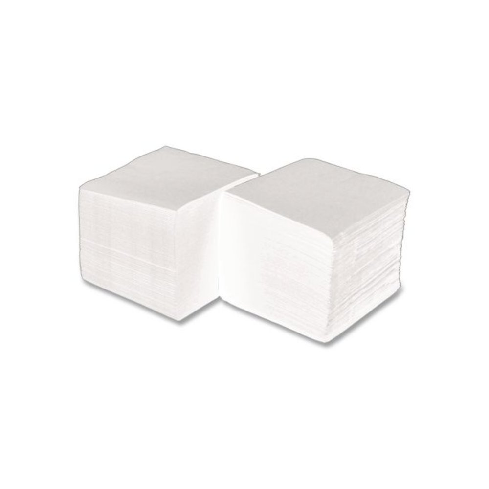 Embossed Beverage Napkins, 2-Ply, 9.5 x 9.5, White, 3,000/Carton. Picture 3