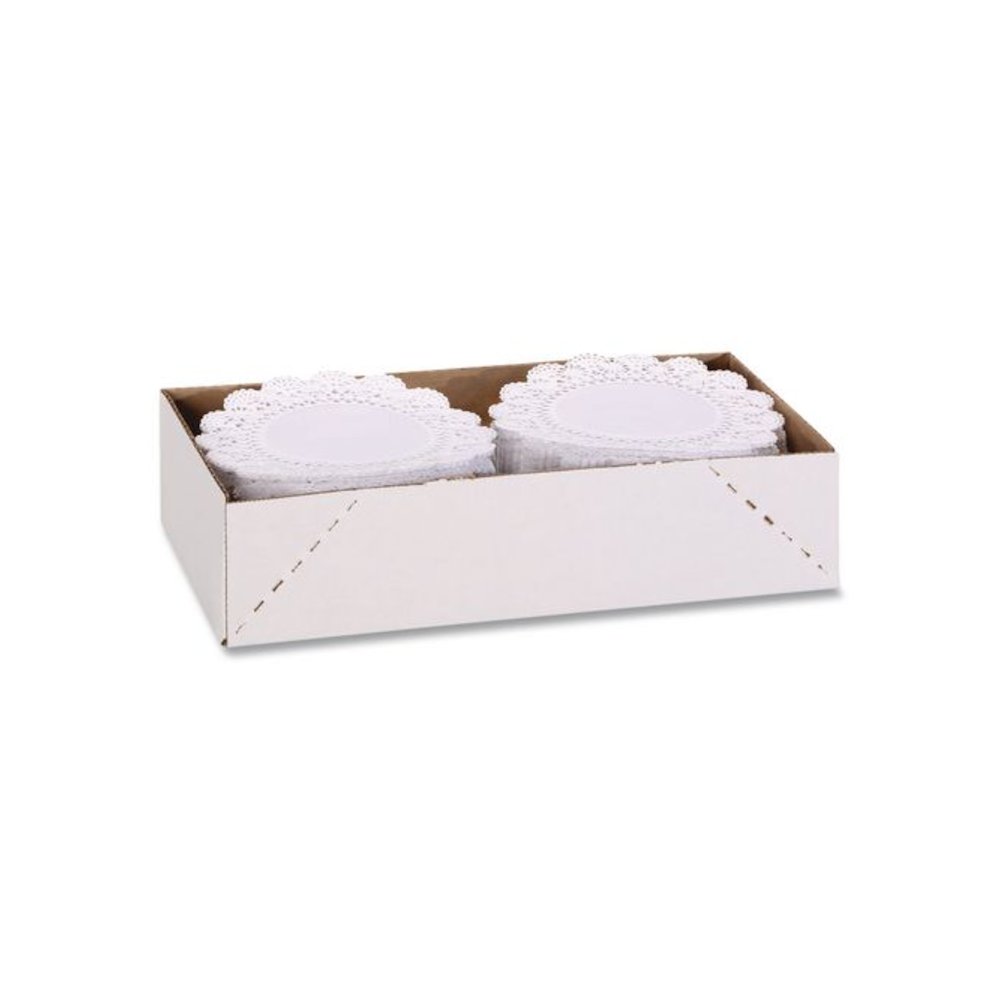 Cambridge Lace Doilies, Round, 8", White, 1,000/Carton. Picture 4
