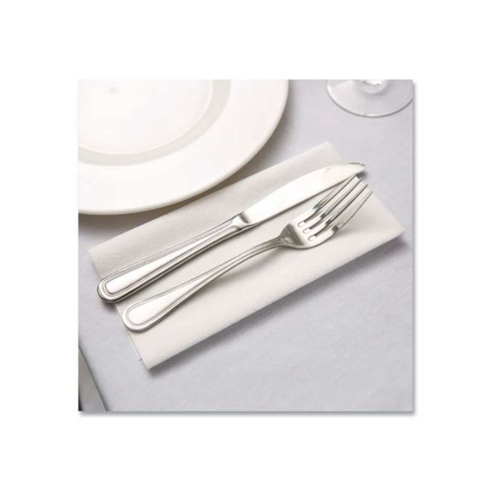 TASKBrand TopLine Linen Replacement Napkins, 1-Ply White, 16 x 16, 1,000/Carton. Picture 4