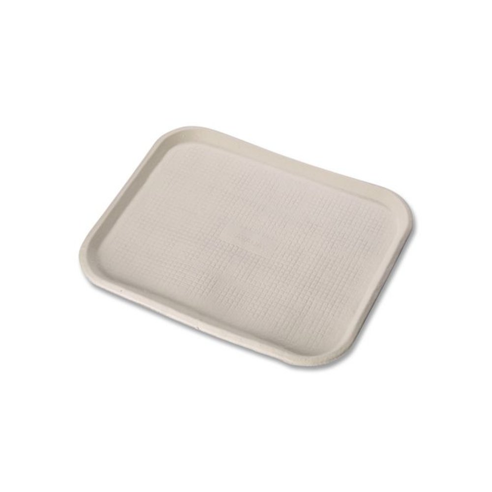Savaday Molded Fiber Food Trays, 14 x 18, White, Paper, 100/Carton. Picture 3