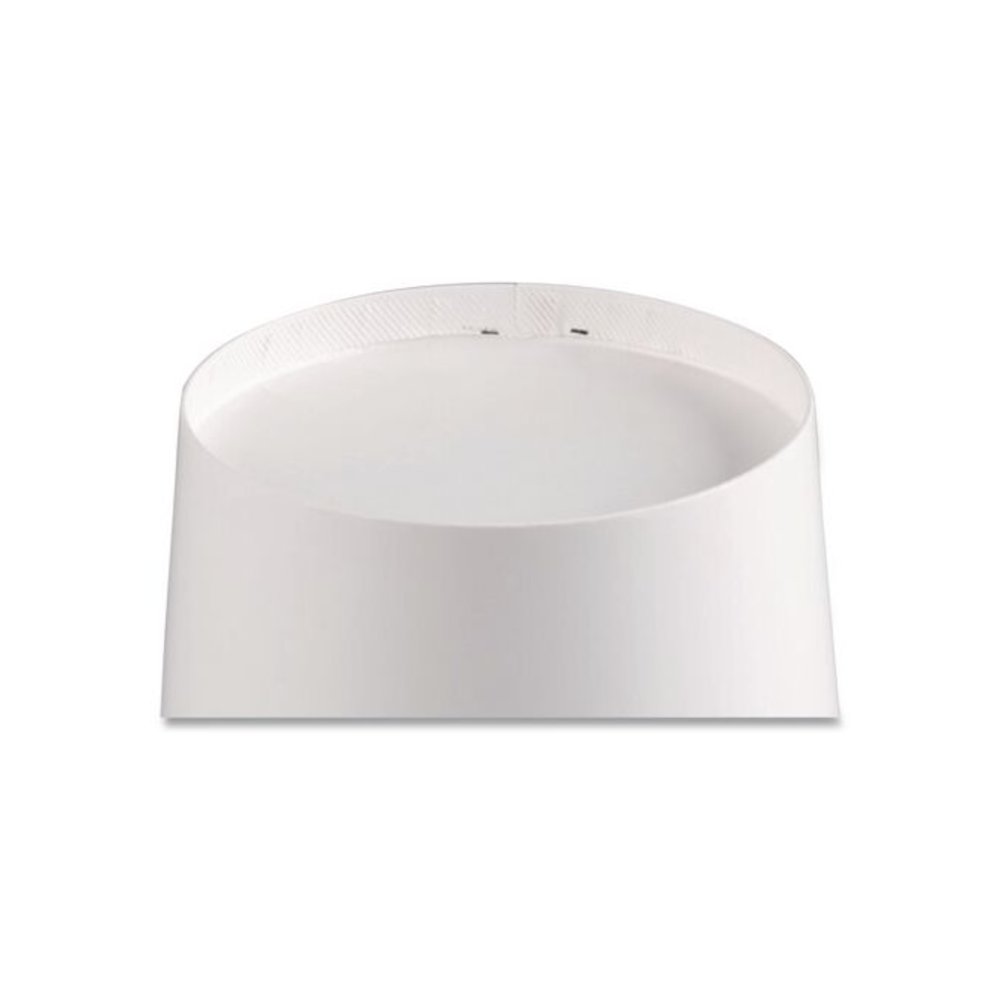 Squat Paper Food Container, 8 oz to 10 oz, White, 50/Pack, 20/Carton. Picture 4
