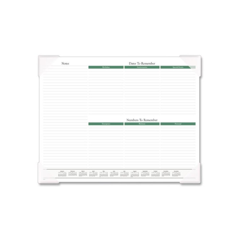 Seascape Panoramic Desk Pad, Seascape Panoramic Photography, 22 x 17, White Sheets, Clear Corners, 12-Month (Jan-Dec): 2026. Picture 4
