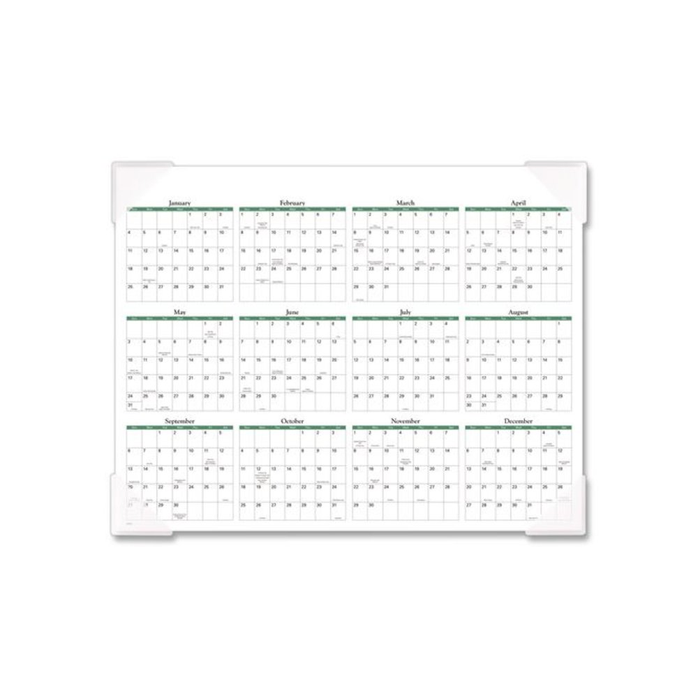 Seascape Panoramic Desk Pad, Seascape Panoramic Photography, 22 x 17, White Sheets, Clear Corners, 12-Month (Jan-Dec): 2026. Picture 5