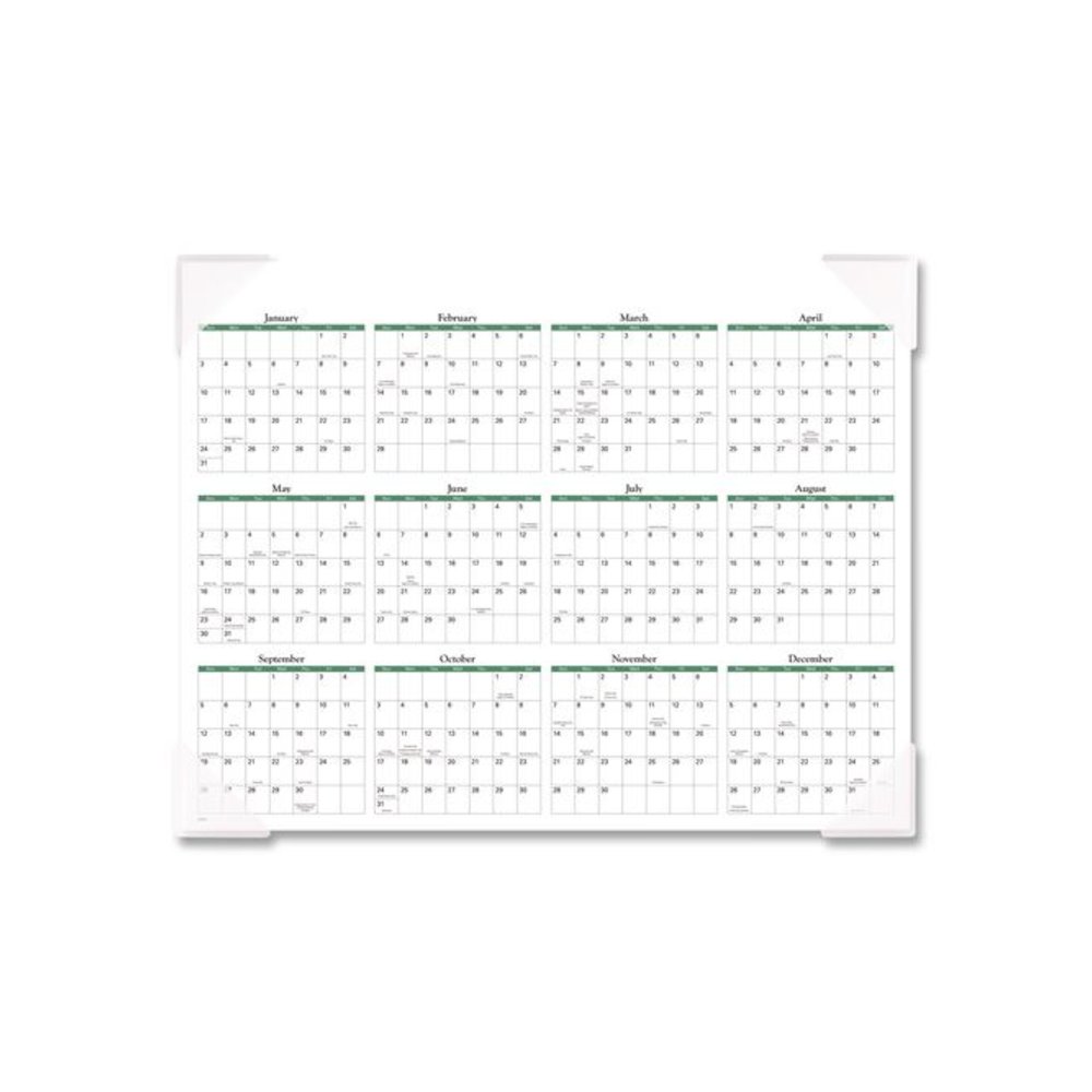Seascape Panoramic Desk Pad, Seascape Panoramic Photography, 22 x 17, White Sheets, Clear Corners, 12-Month (Jan-Dec): 2026. Picture 6