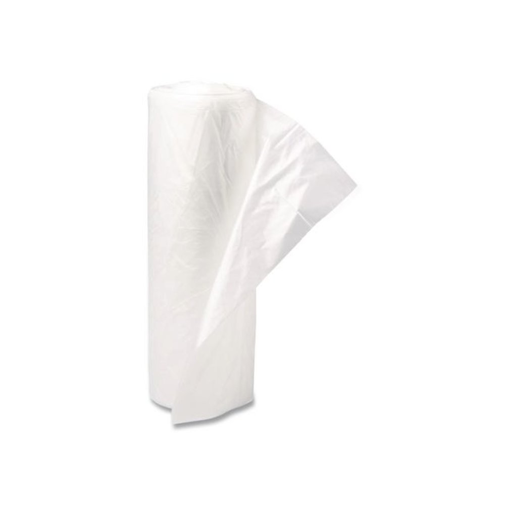 Low-Density Commercial Can Liners, 45 gal, 0.7 mil, 40" x 46", White, Interleaved Roll, 25 Bags/Roll, 4 Rolls/Carton. Picture 3