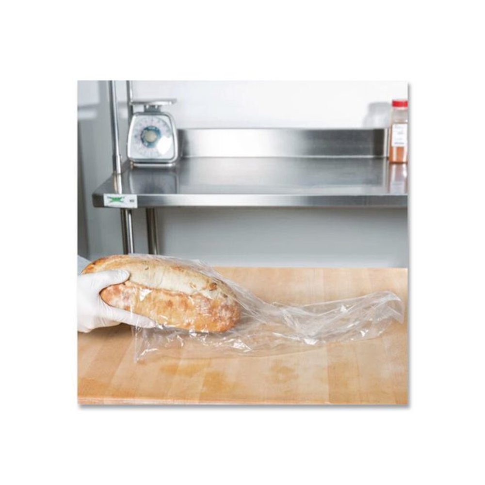 Food and Utility Bags, 2 gal, 8" x 4" x 18", Clear, 1,000/Carton. Picture 4