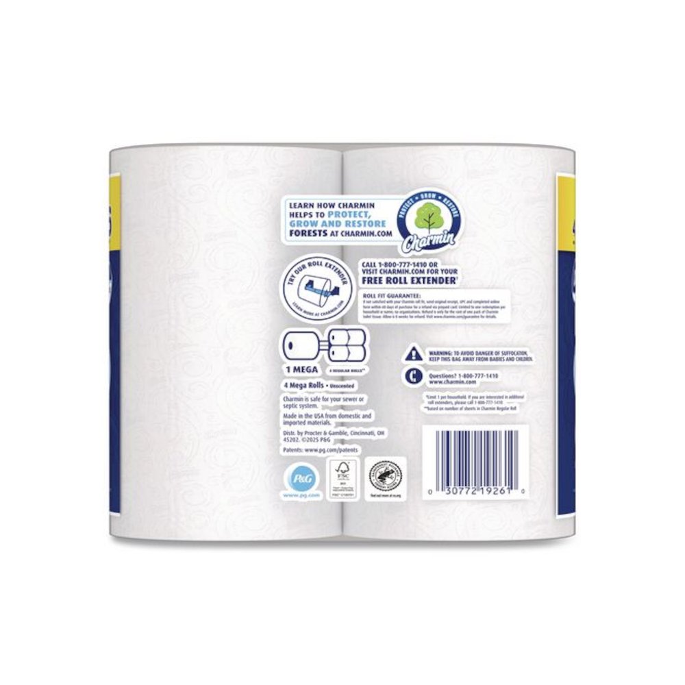 Ultra Soft Bathroom Tissue, Septic Safe, 2-Ply, White, 208 Sheets/Roll, 4 Rolls/Pack. Picture 4