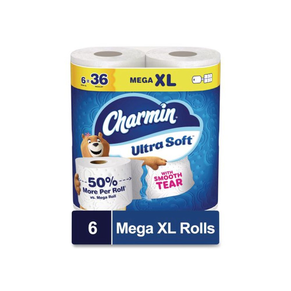 Ultra Soft Bathroom Tissue, Septic Safe, 2-Ply, White, 312 Sheets/Roll, 18 Rolls/Carton. Picture 2