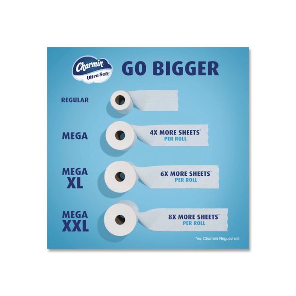 Ultra Soft Bathroom Tissue, Septic Safe, 2-Ply, White, 312 Sheets/Roll, 18 Rolls/Carton. Picture 7