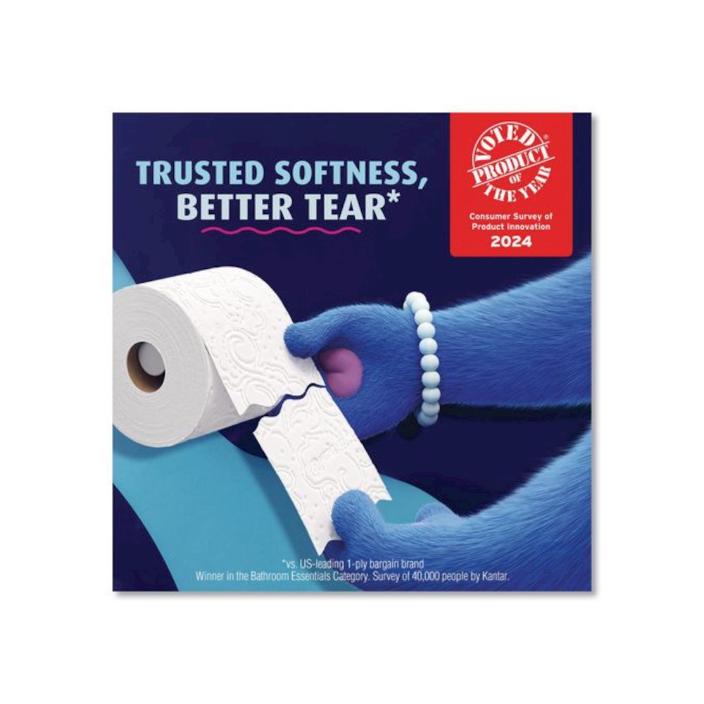 Ultra Soft Bathroom Tissue, Septic Safe, 2-Ply, White, 312 Sheets/Roll, 18 Rolls/Carton. Picture 8