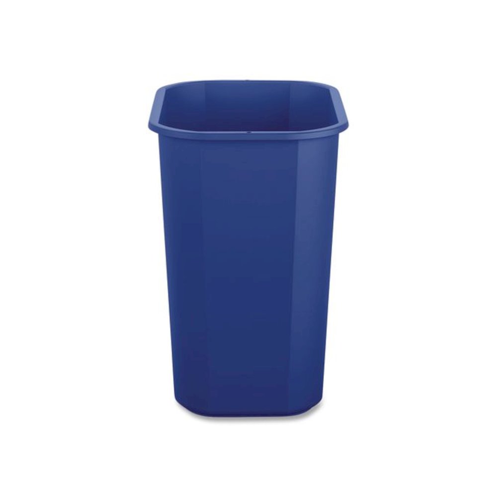 Deskside Recycling Bin, 3 gal, Polypropylene, Blue. Picture 2