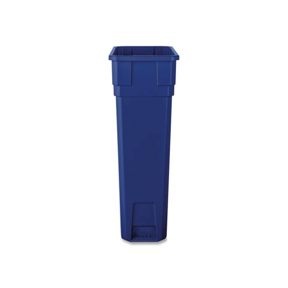 Slim Recycling Container, 23 gal, Polypropylene, Blue. Picture 2
