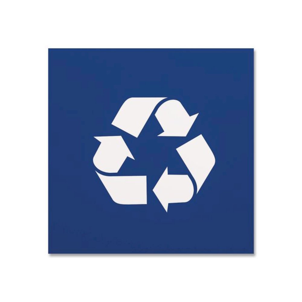 Recycling Container, 10 gal, Polypropylene, Blue. Picture 4
