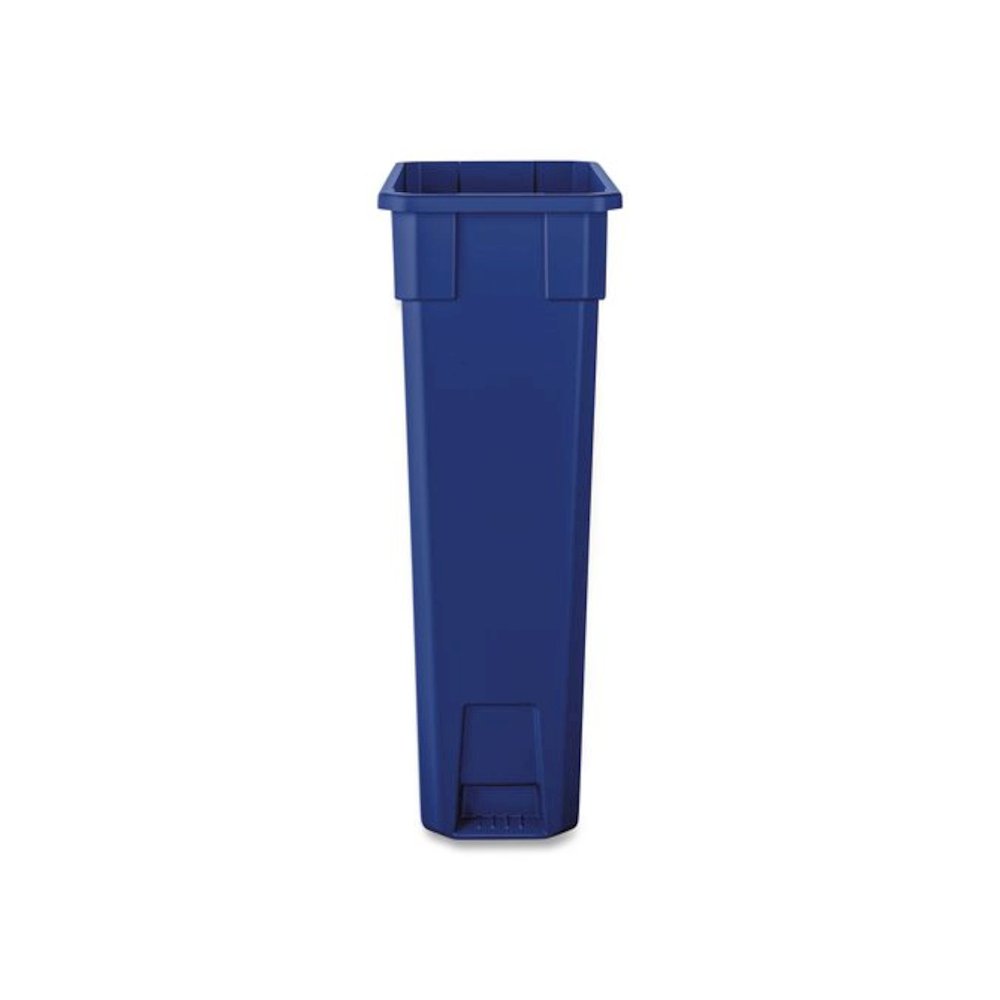 Slim Recycling Container, 23 gal, Polypropylene, Blue. Picture 4