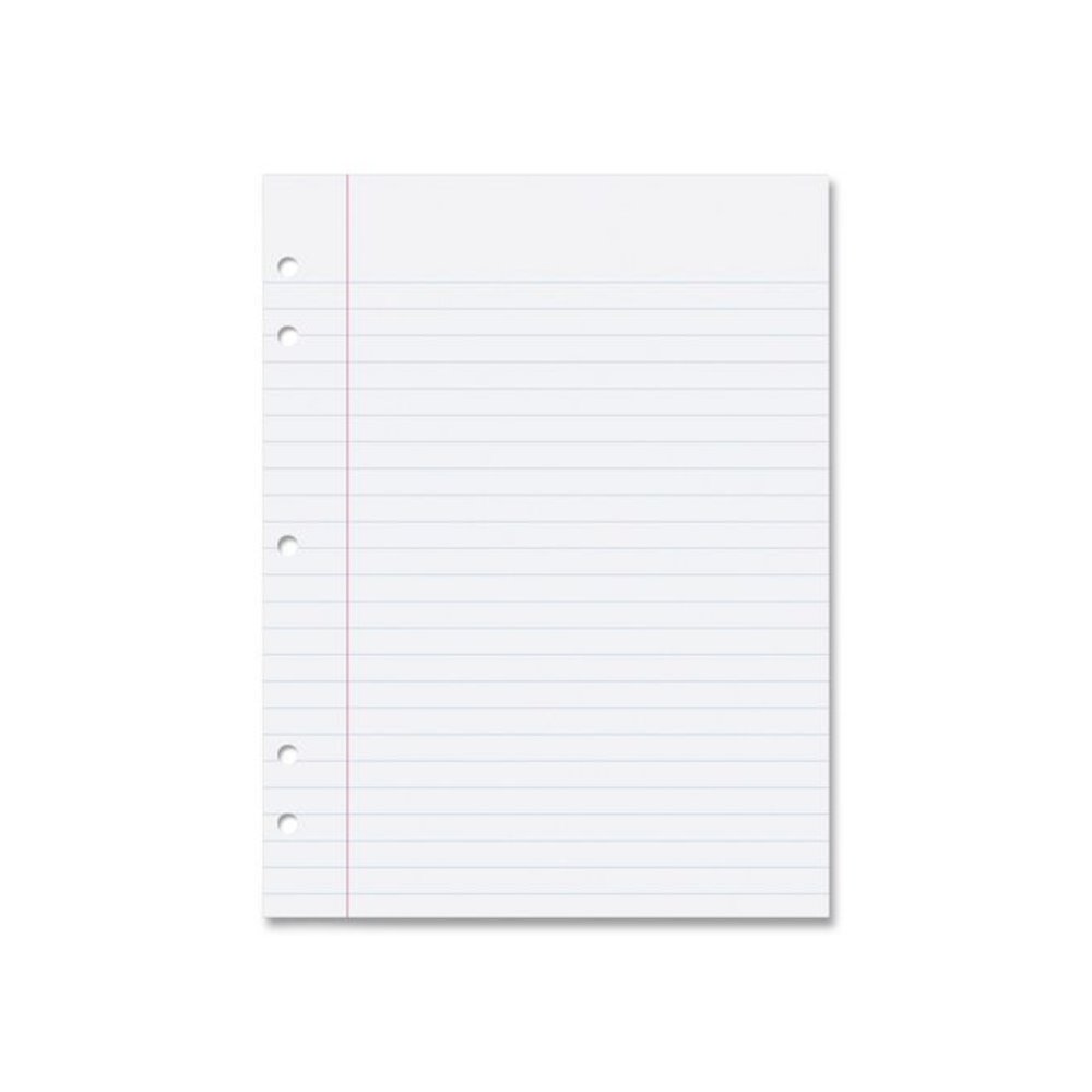 Composition Paper, 5-Hole, 8 x 10.5, Wide/Legal Rule, 500/Pack. Picture 1