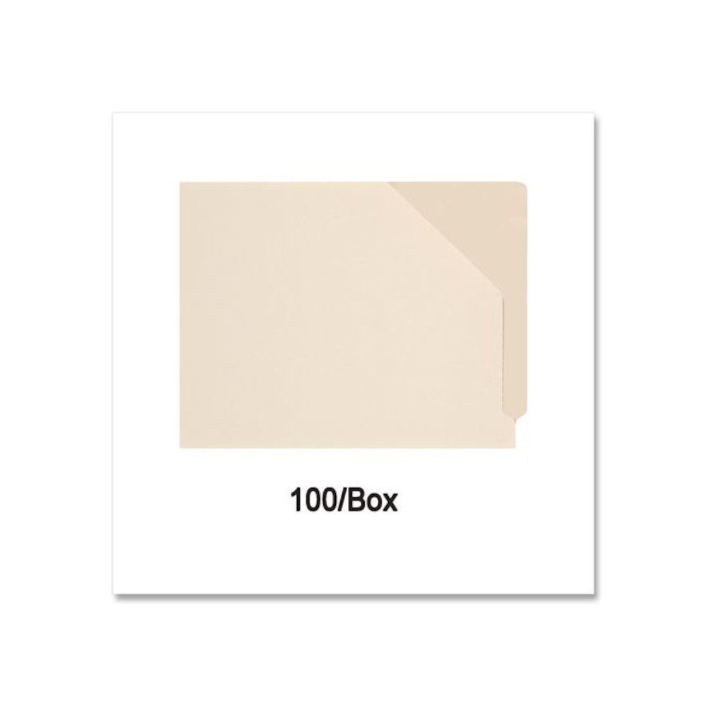 File Pocket, End Tab, Letter Size, Manila, 100/Box. Picture 4