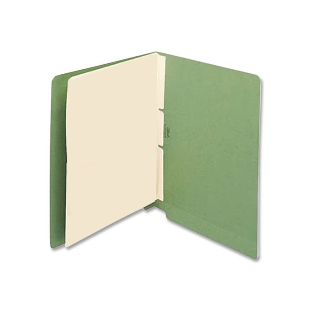 Card Stock Classification Folder Divider, 2 Fasteners, Letter Size, Manila, 100/Box. Picture 4