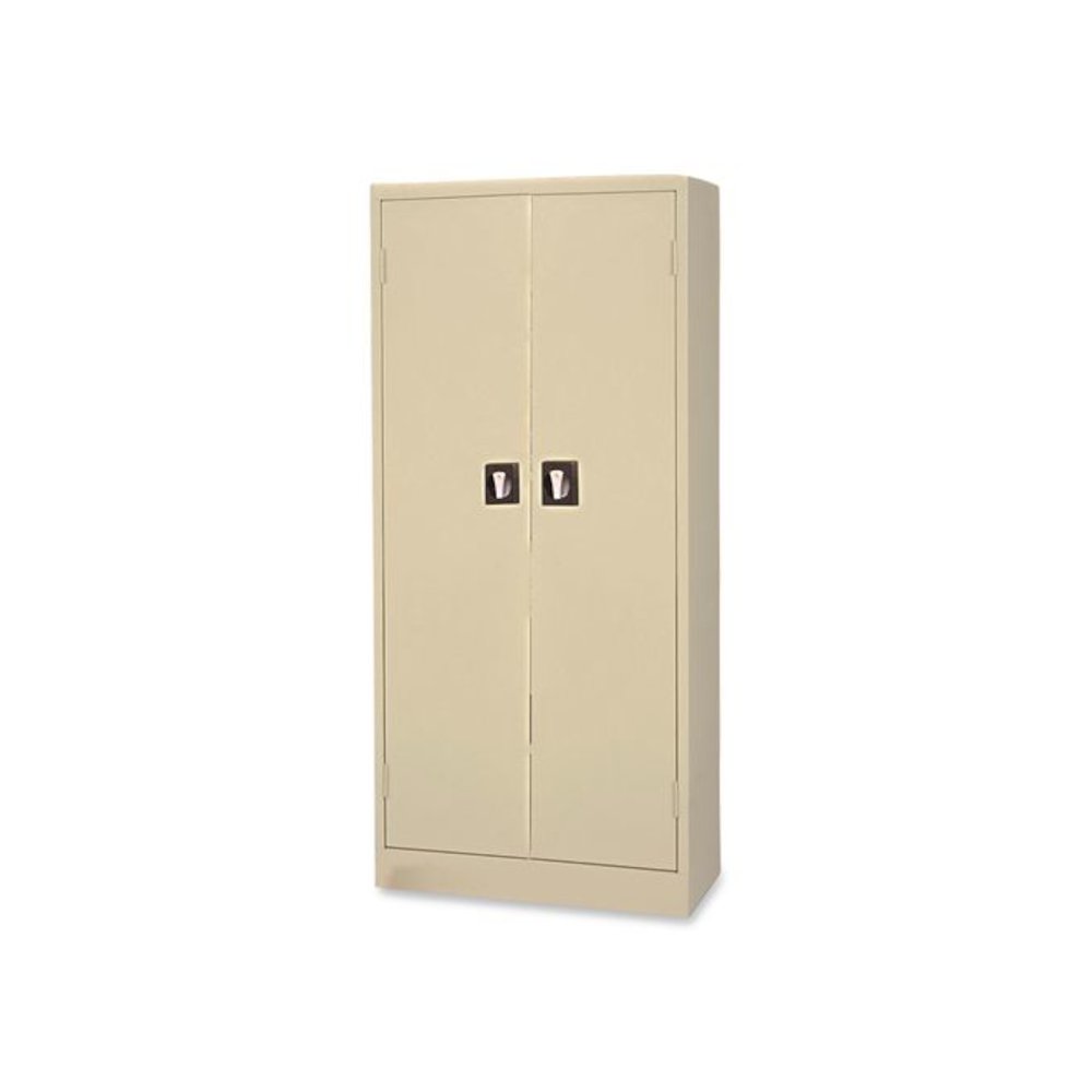Space Saver Storage Cabinet, Four Shelves, 30w x 15d x 66h, Putty. Picture 1