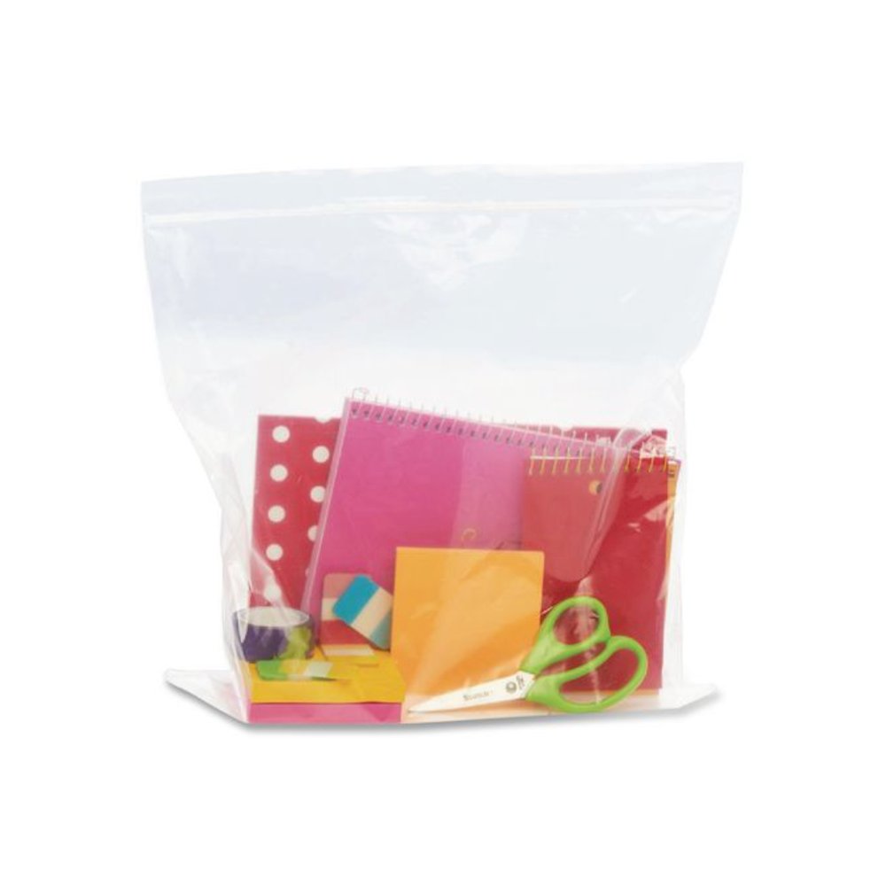 Seal Closure Bags, 2 mil, 12" x 12", Clear, 500/Carton. Picture 1