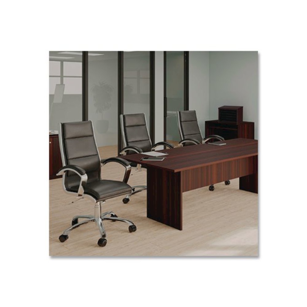 Alera Valencia Series Under-Counter File Organizer, 6 Sections, 15.75" x 9.88" x 10.88", Mahogany. Picture 4