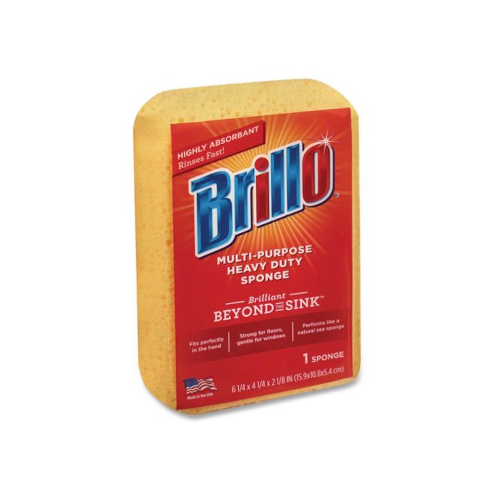 Multi-Purpose Sponge, 4.25 x 6.25, 2.12" Thick, Yellow, 6/Carton. Picture 4