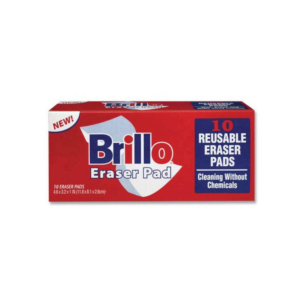 Commercial Eraser Pads, 3.2 x 4.6, 1" Thick, White, 10 Erasers/Box, 12 Boxes/Carton. Picture 5