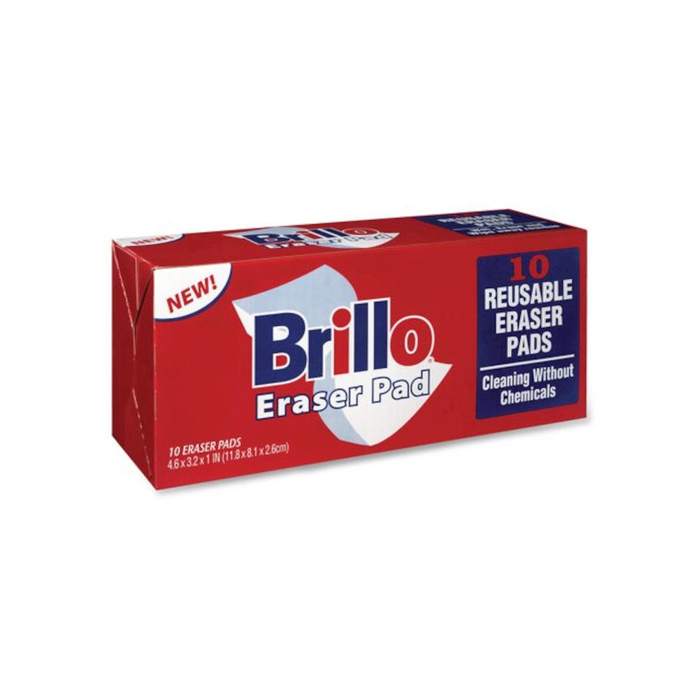 Commercial Eraser Pads, 3.2 x 4.6, 1" Thick, White, 10 Erasers/Box, 12 Boxes/Carton. Picture 2