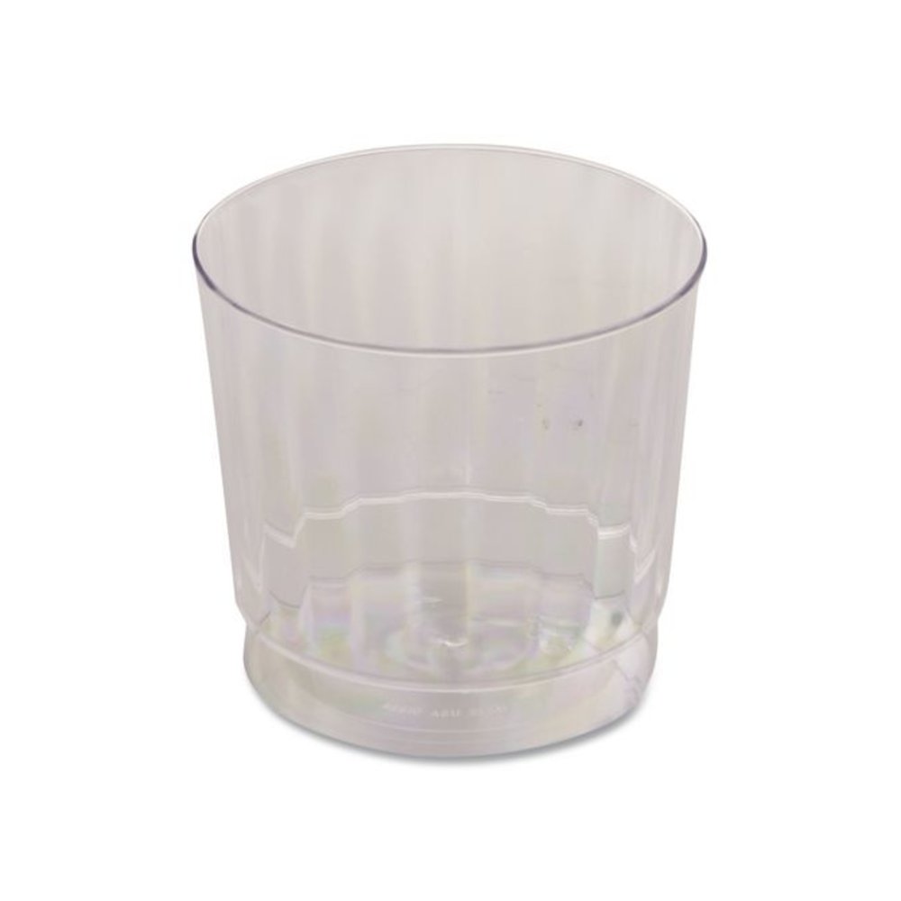 Classicware Tumblers, Rocks Glass, 9 oz, Plastic, Clear, 16/Bag, 15 Bag/Carton. Picture 3