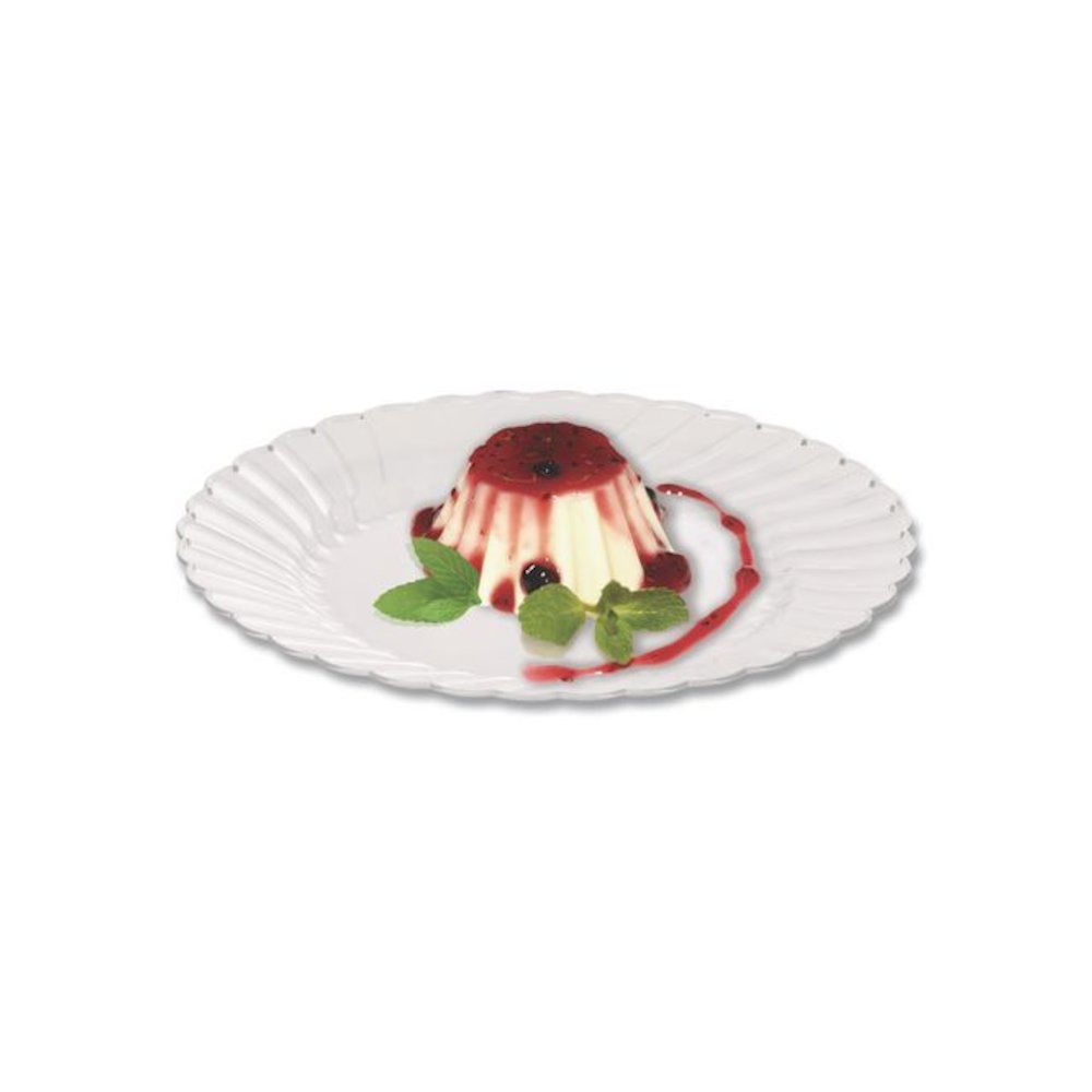 Classicware Plates, Plastic, 6" dia, Clear, 18/Bag, 10 Bags/Carton. Picture 3