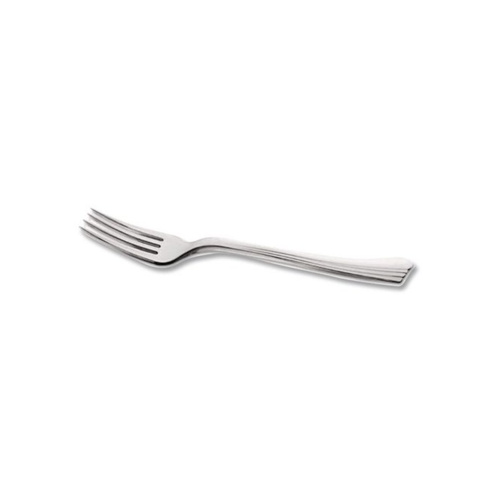 Heavyweight Plastic Forks, Reflections Design, Silver, 600/Carton. Picture 4