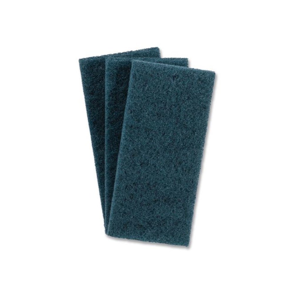 Doodlebug Medium-Duty Scrub Pad, 4.62 x 10, Blue, 10/Carton. Picture 1