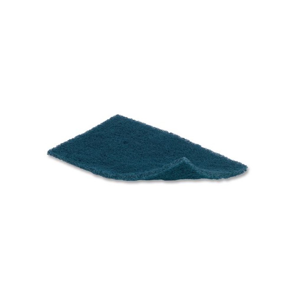 Medium-Duty Scrub Pad, 4.62 x 10, Blue, 10/Carton. Picture 4
