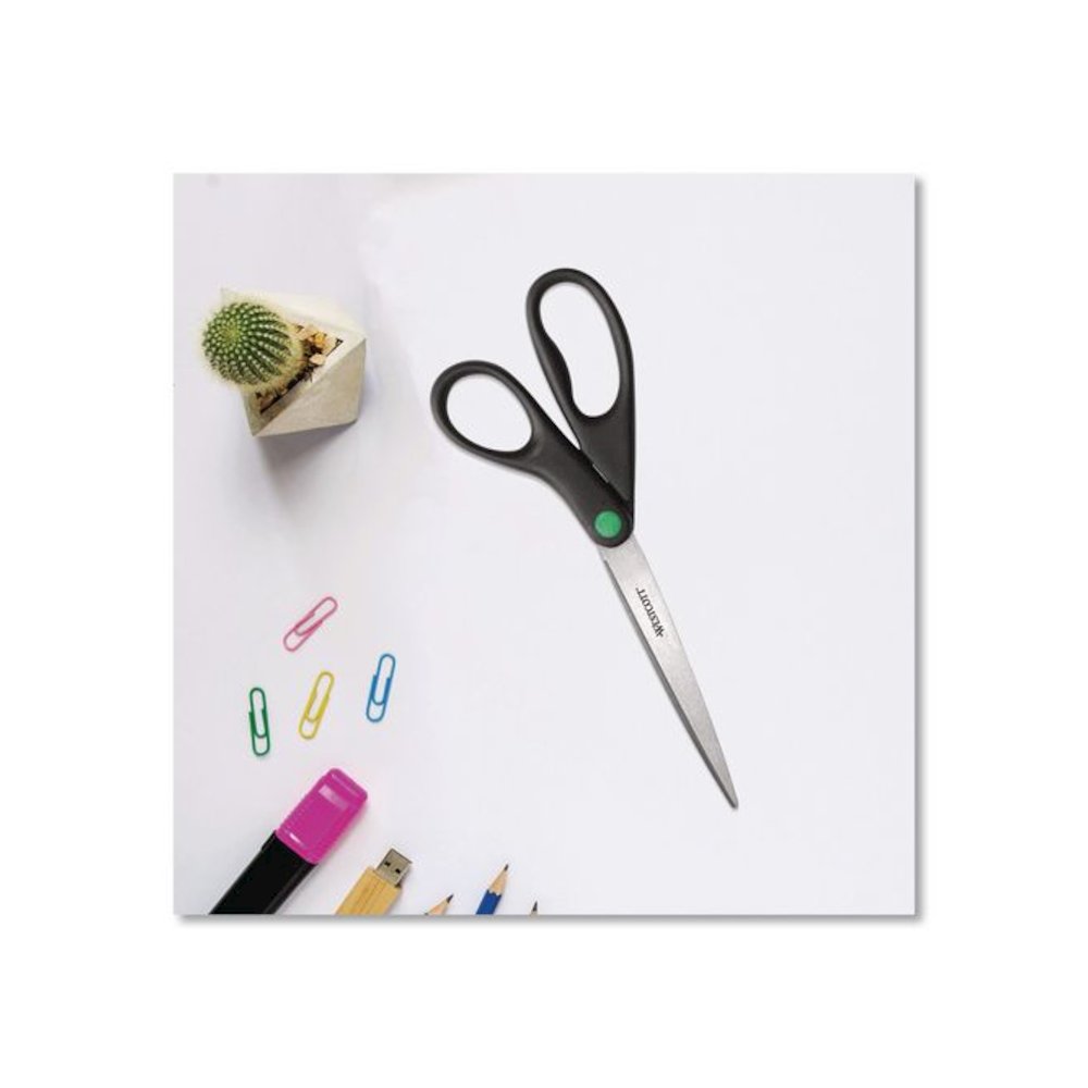 KleenEarth Scissors, 9" Long, 3.75" Cut Length, Straight Black Handle. Picture 4
