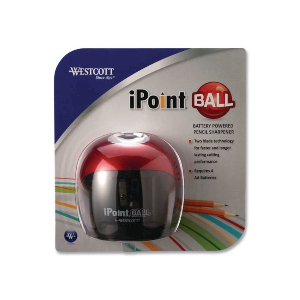 iPoint Ball Battery Sharpener, Battery-Powered, 3 x 3.25, Red/Black. Picture 4