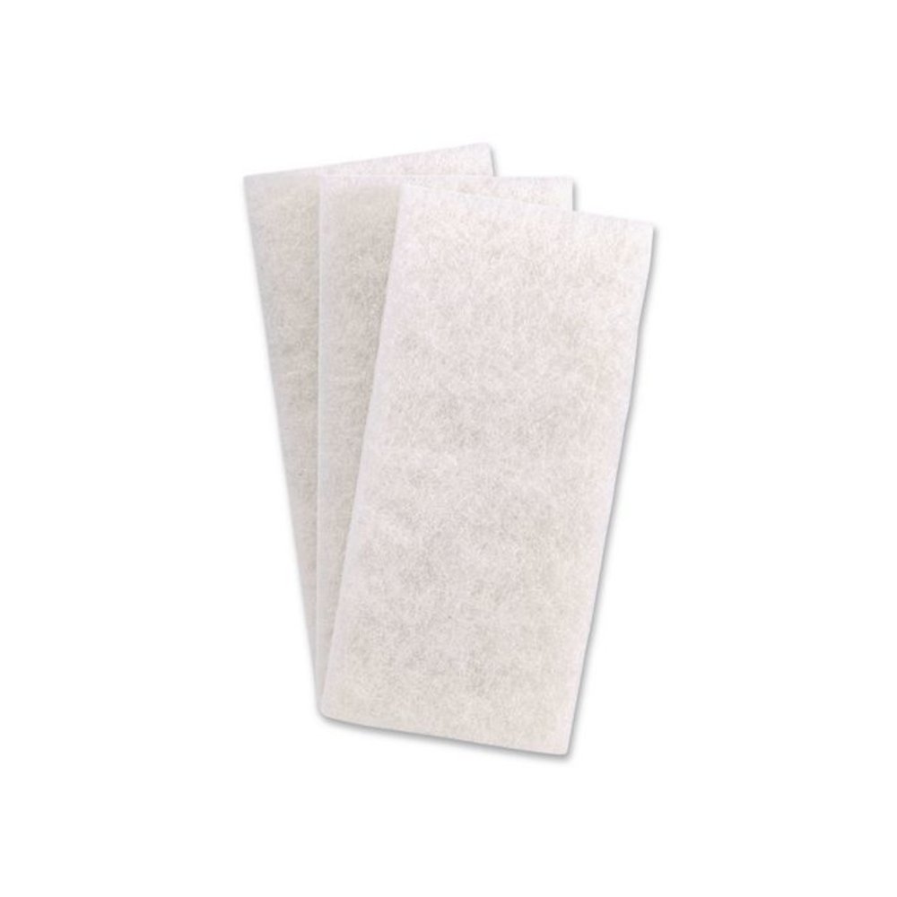 Fine Grade Utility Pad, 4.62 x 10, White, 10/Carton. Picture 2