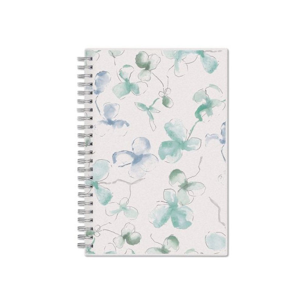 Lindley Weekly/Monthly Planner, Lindley Floral Artwork, 8 x 5, White/Blue/Green Cover, 12-Month (Jan to Dec): 2026. Picture 2