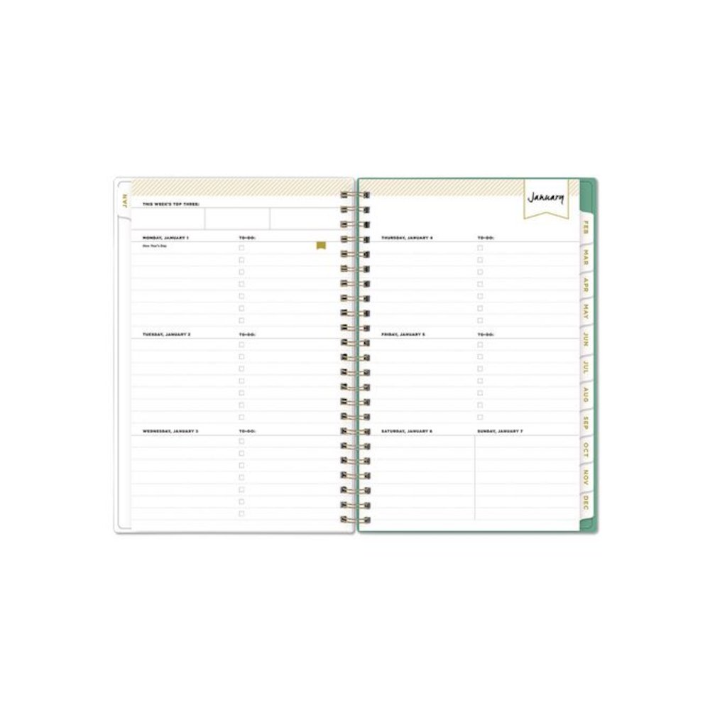 Day Designer Peyton Create-Your-Own Cover Weekly/Monthly Planner, Floral Artwork, 8 x 5, White, 12-Month (Jan-Dec): 2026. Picture 3