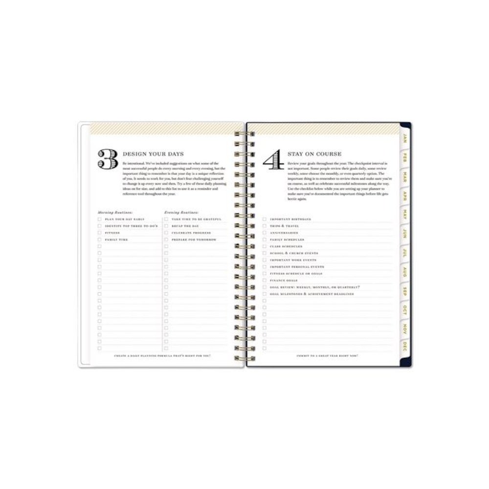 Day Designer Peyton Create-Your-Own Cover Weekly/Monthly Planner, Floral Artwork, 8 x 5, Navy Cover, 12-Month (Jan-Dec): 2026. Picture 7