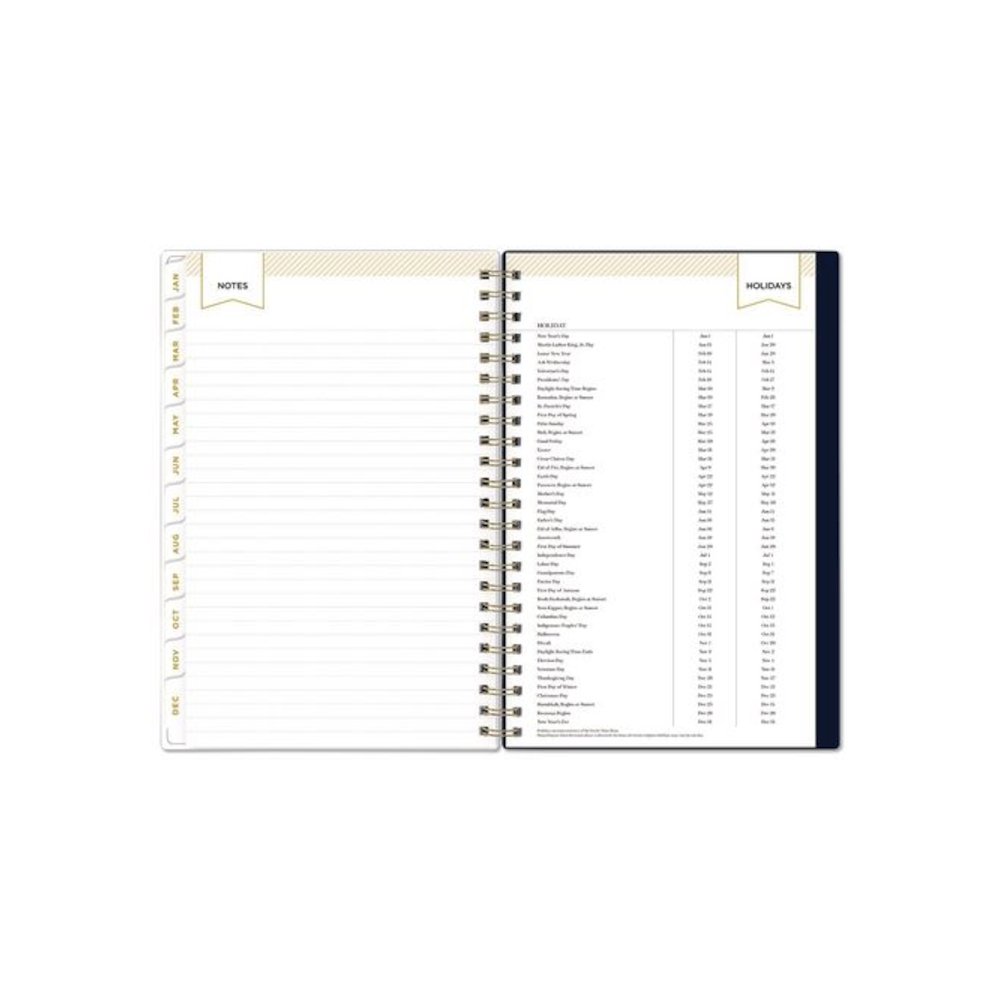 Day Designer Peyton Create-Your-Own Cover Weekly/Monthly Planner, Floral Artwork, 8 x 5, Navy Cover, 12-Month (Jan-Dec): 2026. Picture 9